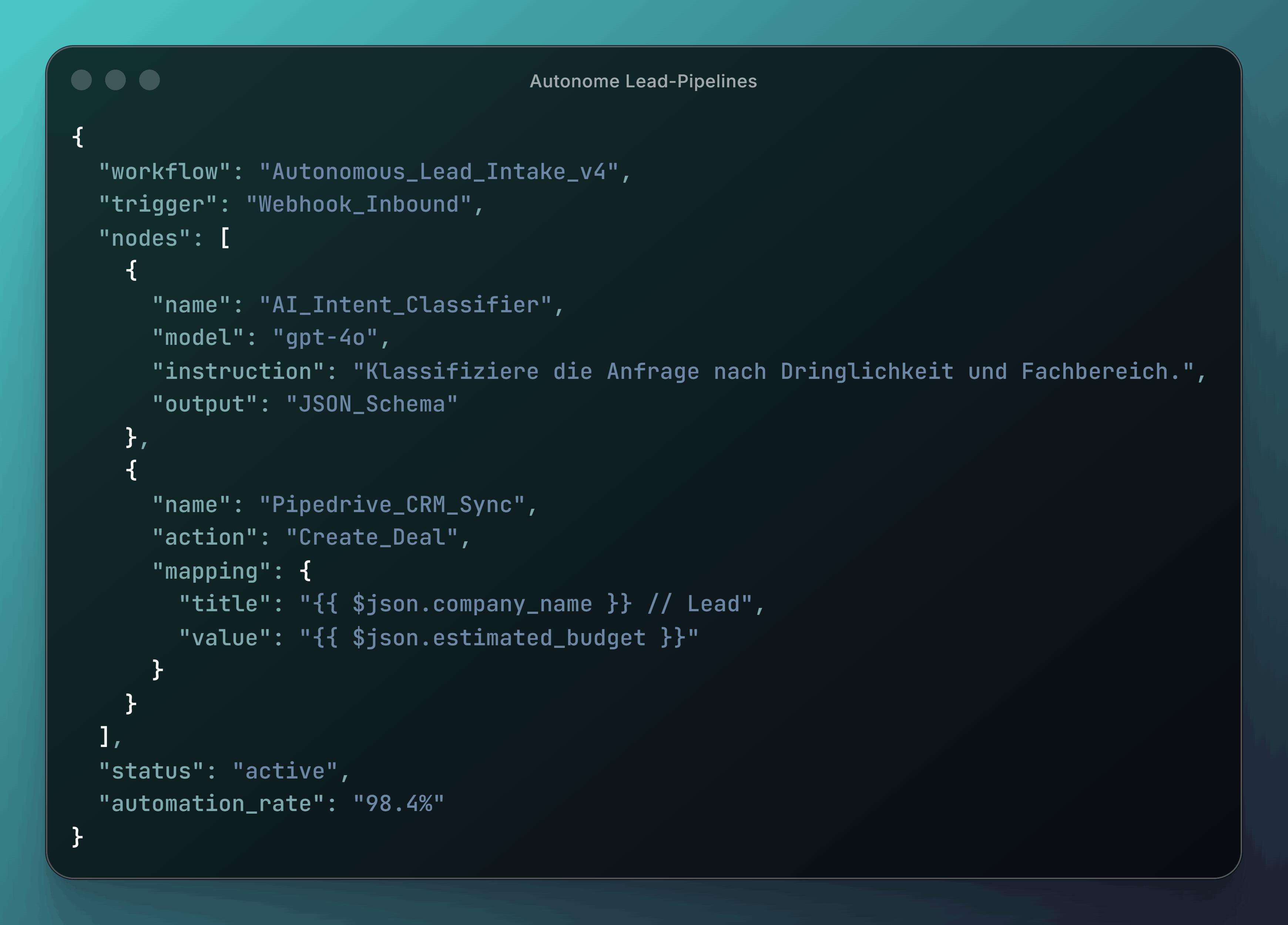 Autonome Lead-Pipelines